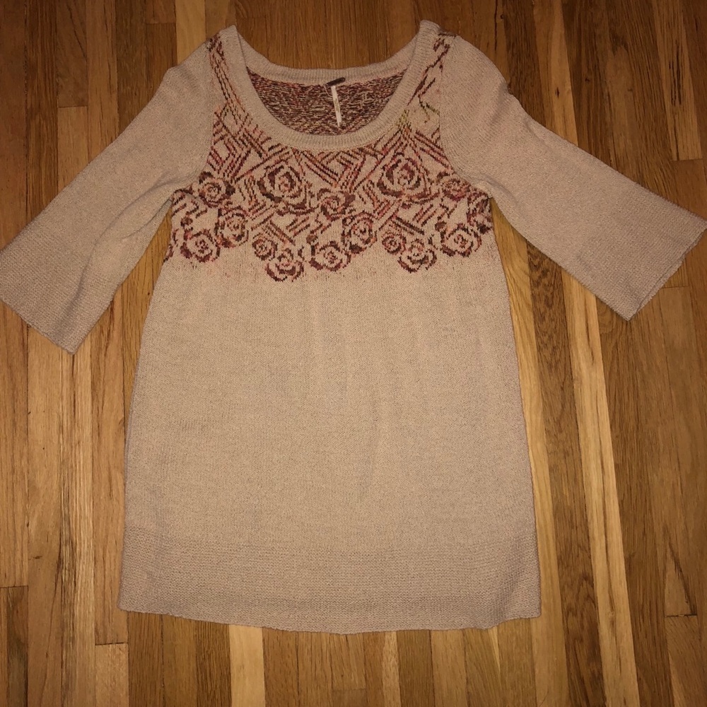 Free People tunic length sweater size medium